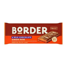 Border Biscuits Milk Chocolate Ginger Bars 144g