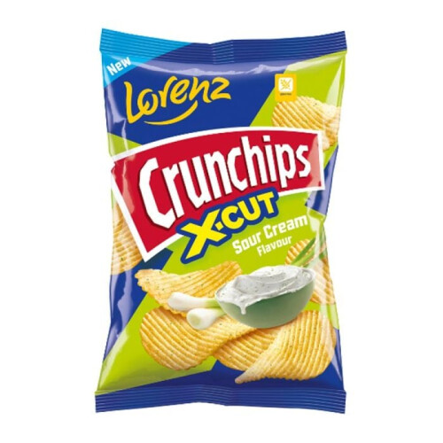 Lorenz Crunchips X-Cut  Sour Cream 130g
