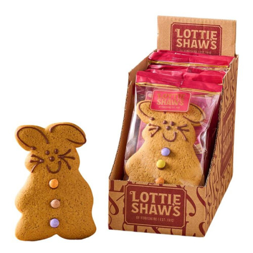 Lottie Shaw's Gingerbread Bunny Biscuit 50g
