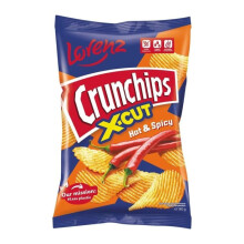 Lorenz Crunchips X-Cut Hot & Spicy 140g
