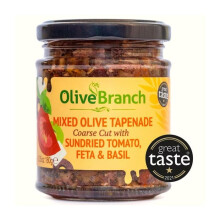 Olive Branch Sun-Dried Tomato, Feta & Greek Basil Tapenade 180g