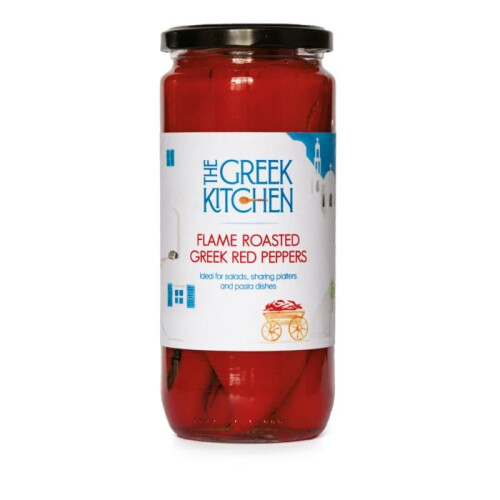 The Greek Kitchen Flame-Roasted Red Peppers 360g