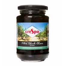 Crespo Pitted Black Olives 354g