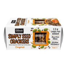 Olina's Bakehouse Natural Simply Seed Crackers 80g