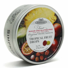 Simpkins Sugar Free & Gluten Free Tropical Fruit Drops 150g