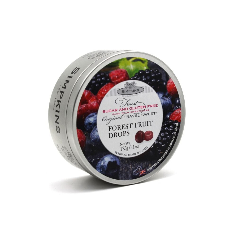 Simpkins Sugar Free & Gluten Free Forest Fruit Drops 150G