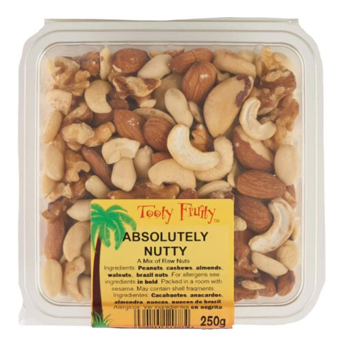 Tooty Fruity Absolutely Nutty 250g