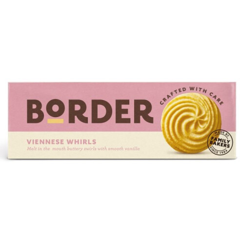 Border Border Biscuits Light & Buttery Viennese Whirls 145g