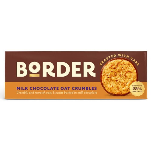 Border Border Biscuits Milk Chocolate Oat Crumbles 150g