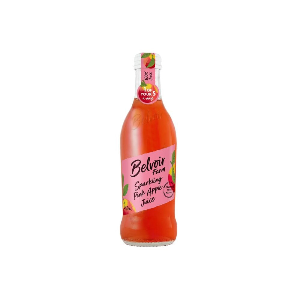 Belvoir Sparkling Apple Juice 275Ml Pink
