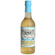 Mr Fitzpatrick's Gooseberry & Elderflower No Added Sugar Cordial 500ml