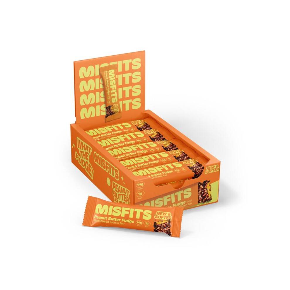 Misfits Plant-Based Peanut Butter Fudge Protein Bar 50G