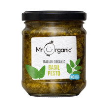 Mr Organic No Add Sugar Basil Pesto 130g