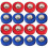 24pcs Mini Shuffleboard Tabletop Rollers Balls Shuffleboard Curling Replacement Accessories 1