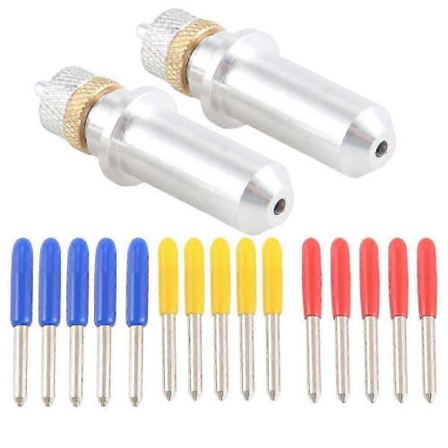 17Pcs 30/45/60 Degree for Cutting Plotter Cutter Blade+Holder 1