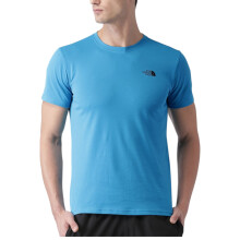 (Blue, XXL) The North Face T-Shirt Mens T Shirt Simple Dome Sports Cotton Casual Crew Neck