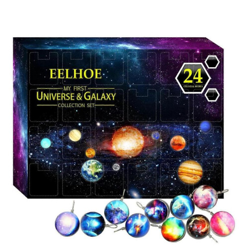 24 Grid Planet Blind Box 24 Days Countdown Magic Surprise Box Decoration Christmas Gift