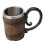 3xViking Style Wood Beer Mug 16