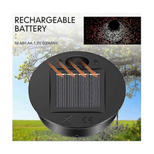 8 Pcs Solar Lights Replacement Top Solar Lantern Parts Led Solar Panel Lantern Lid Lights for Outdo 2