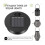 8 Pcs Solar Lights Replacement Top Solar Lantern Parts Led Solar Panel Lantern Lid Lights for Outdo 17
