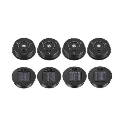 8 Pcs Solar Lights Replacement Top Solar Lantern Parts Led Solar Panel Lantern Lid Lights for Outdo
