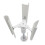Vertical Three-Blade Wind Generator Model Three-Phase Permanent Magnet Brushless Generator Low-Speed Windmill Tools DIY 1