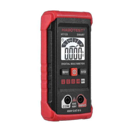 HABOTEST HT123 Digital Multimeter Auto Range 2,000 Counts True RMS Measuring with LCD Backlight Flas 1