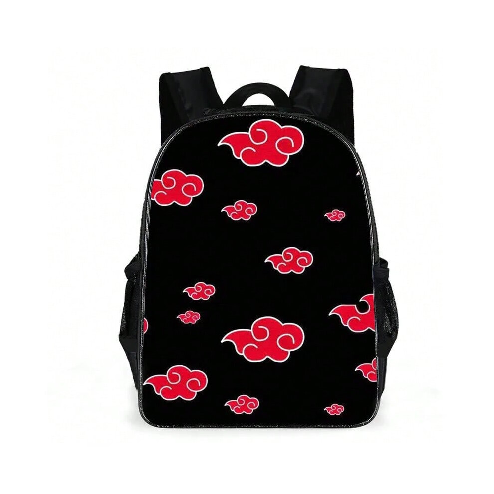 (L) Large Capacity Lightweight Naruto Sasuke Anime Backpack for Boys Kids School Bag Cartoon ipad A4 Book-image-OPC-PHP29M5-NEW