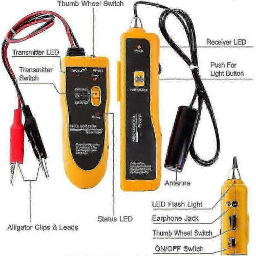 Nf-816 Underground Cable Wire Locator with Earphones 2