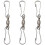 12 Pack Double Clip Swivel Hooks for Wind Spinners, Hanging 3