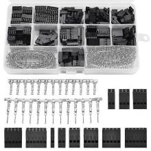 620 PCS Dupont Connector Kit - Crimp Housing Connector with Dupont Wire (Clear