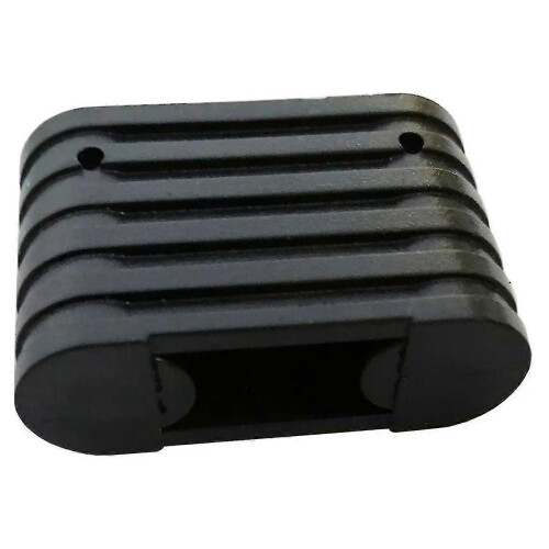 (As show, One size) 6Pcs Windsurfing Black Plastic 2-Hole Footstrap Insert Windsurf Board Footstrap Replacement Surfboa 2