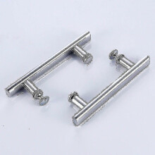 (As show, One size) 2 Pcs Shower Door Handle Stainless Steel 145mm Hole To Hole Center Shower Handle Replacement Bathroom Glass Door Handle