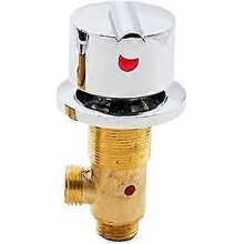 (As show, One size) Bathtub Faucet Bath Mixer Shower Faucets Bathroom Faucet Hot Cold Water Solid Brass Mixer Tap Hole Leaf Handle Mixer Tap