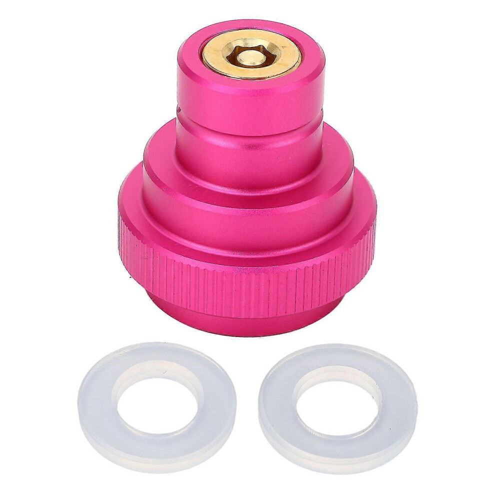 (As Show, One Size) Soda Water Co2 Adapter - Tr21 4 Male Thread Connector For Terra Pink Soda Water Co2 Cylinder 8191722661333