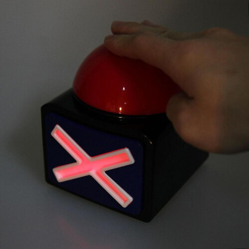 Game Answer Buzzer Alarm Button with Sound Light Trivia Quiz Got Talent Buzzer 1