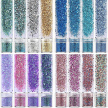 Nail Art Decorations Holographic Nail Sequins DIY Crafts Jewelry Glitter Flake
