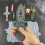 High Quality Dagger Resin Casting Sword Shape Molds Silicone Mold Epoxy 4