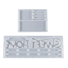 Keychains Pendant Holder Resin Mold Jewelry Making Tool Polymer Clay Mould