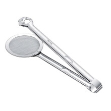 Filter Clamp Kitchen Food Strainer Tongs for Fried Food Filtering Fry Tool