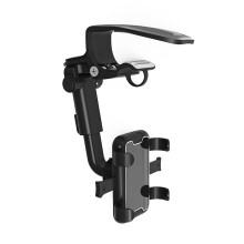 Car Phone Holder Mount Hands Free Easy Clamp Rearview Mirror Headrest Holder