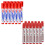 12Pcs Erasable Thick for Head Refillable Non Toxic Liquid Ink Whiteboard Marker 14