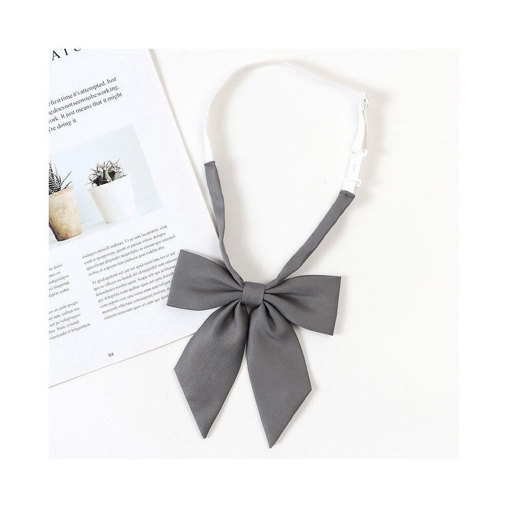 (Gray Small Handle)Accessoire chemise corde col nœud papillon fille pour uniformes scolaires et tenue quotidienne