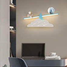 Cartoon Space Wall Lamps Astronaut Men and Girls Bedroom Wall Lamps