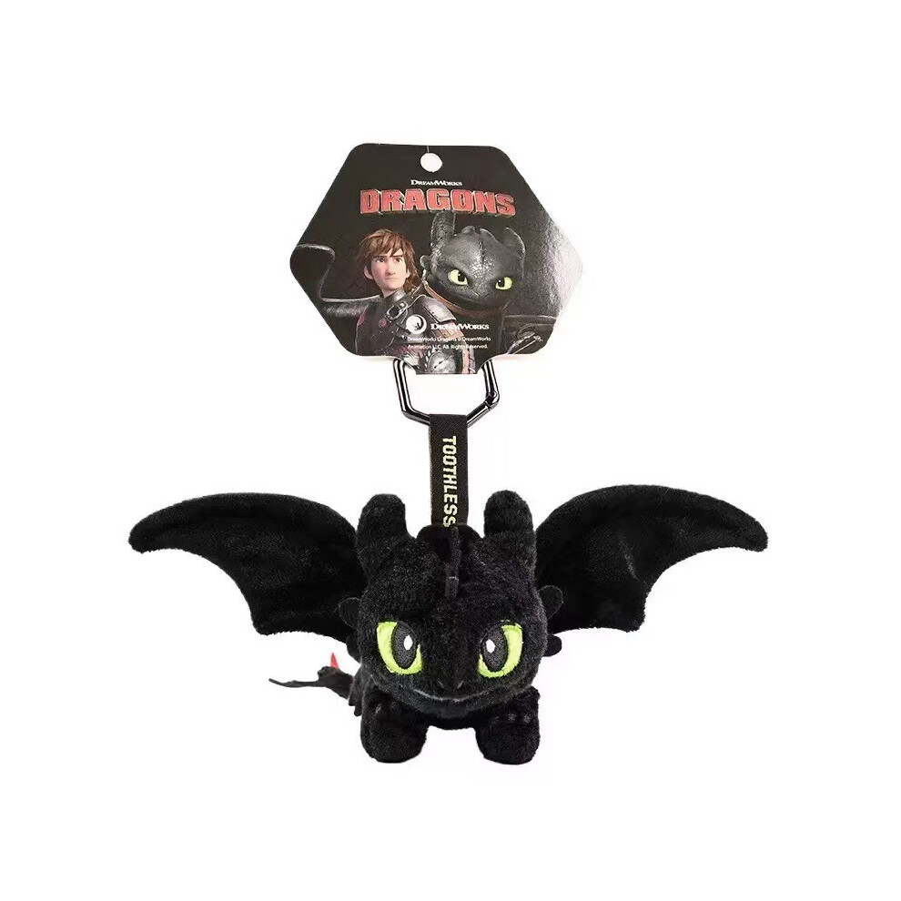 (Style E) Train How To Your Dragon Toothless Plush Keychain Doll Backpack Pendant Toy