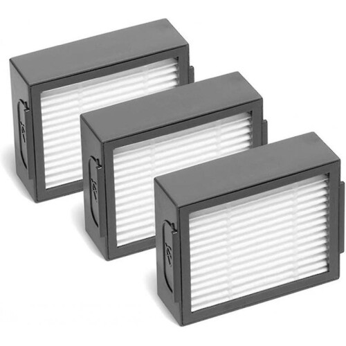 Pack Of 3 Filters for Roomba E5 / I7 / E5154 / E5158. Replacement Filter Pack for E5 E6 I7 I7+ Plus. Replacement with Three Filterscompatible with Iro