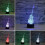 Colorful Guitar Shape 3d Led Vision Light Table Lamp 16 Color Remote Control Version 3