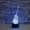 Colorful Guitar Shape 3d Led Vision Light Table Lamp 16 Color Remote Control Version 2