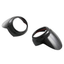 For MG ZS 2024 Car Dashboard Side Air Vent Outlet Cover Trim Interior Accessoriess Carbon Fiber LHD
