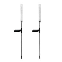 2Pcs Solar Garden Lights Auto Charging Waterproof Light Sensor Automatic Lighting Energy-Saving